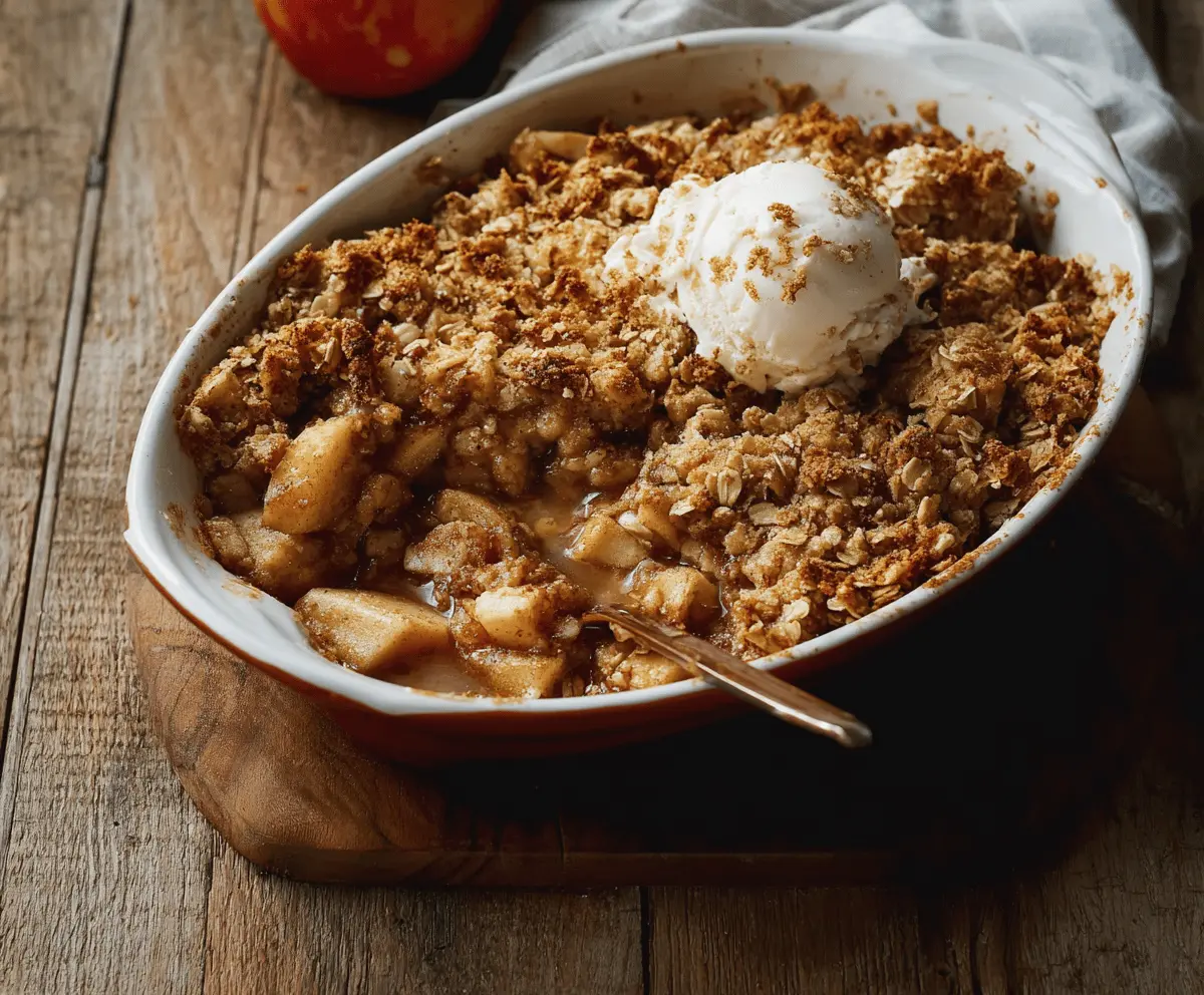 Apple Crisp with Oats