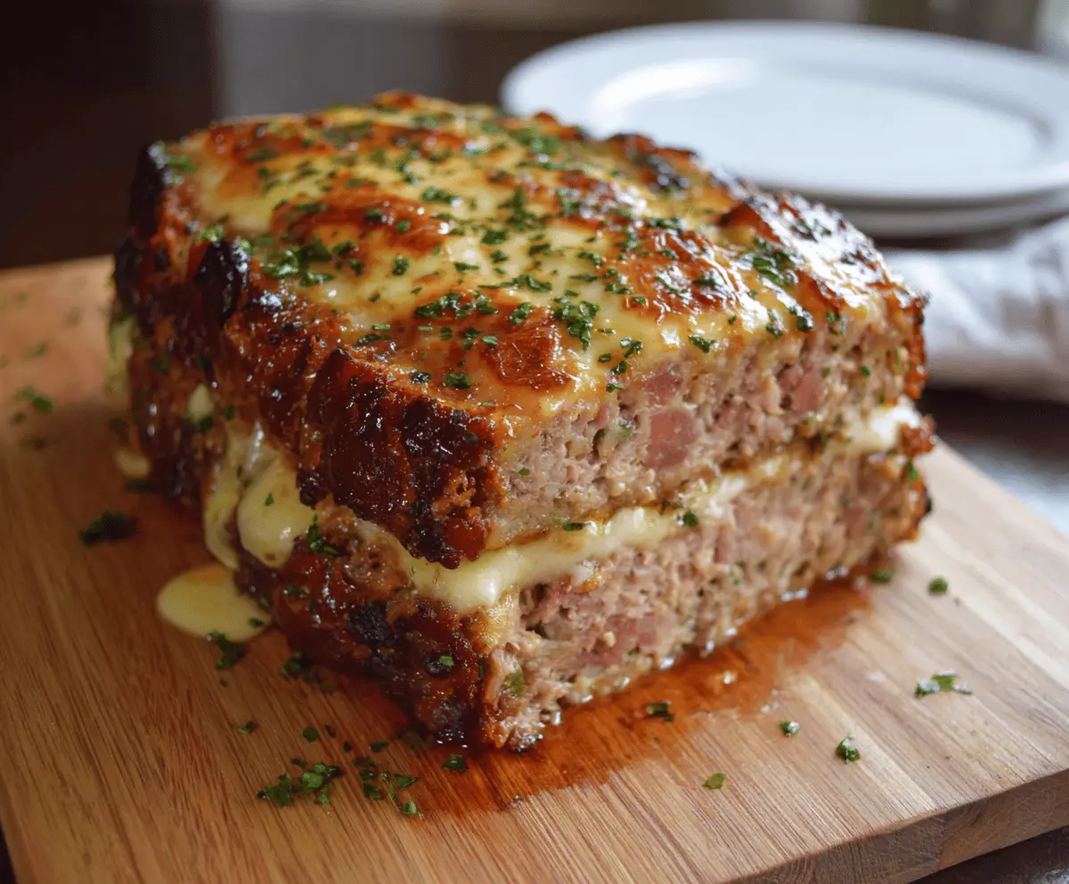 Chicken Cordon Bleu Meatloaf Recipe