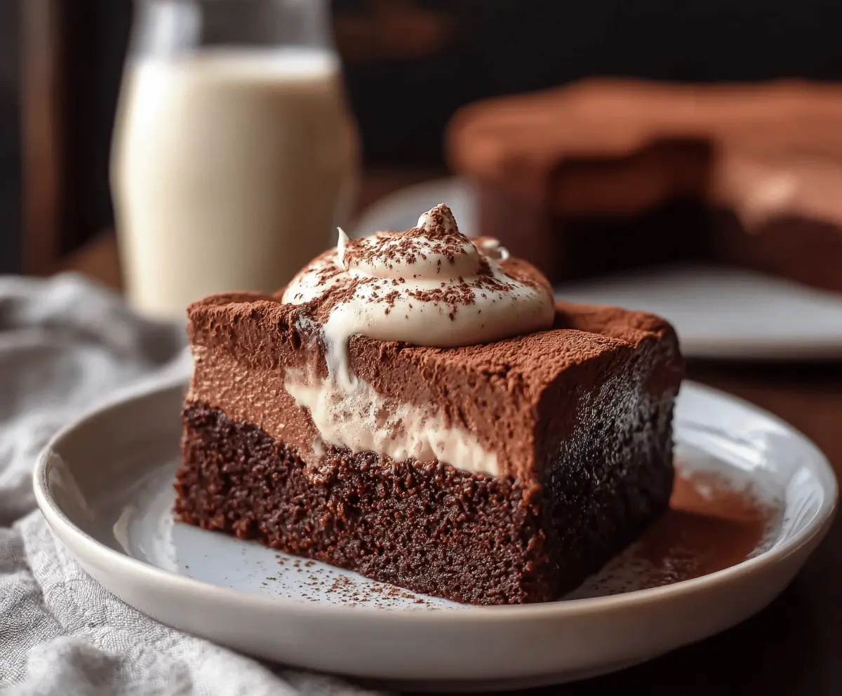 Mexican Chocolate Milk Cake