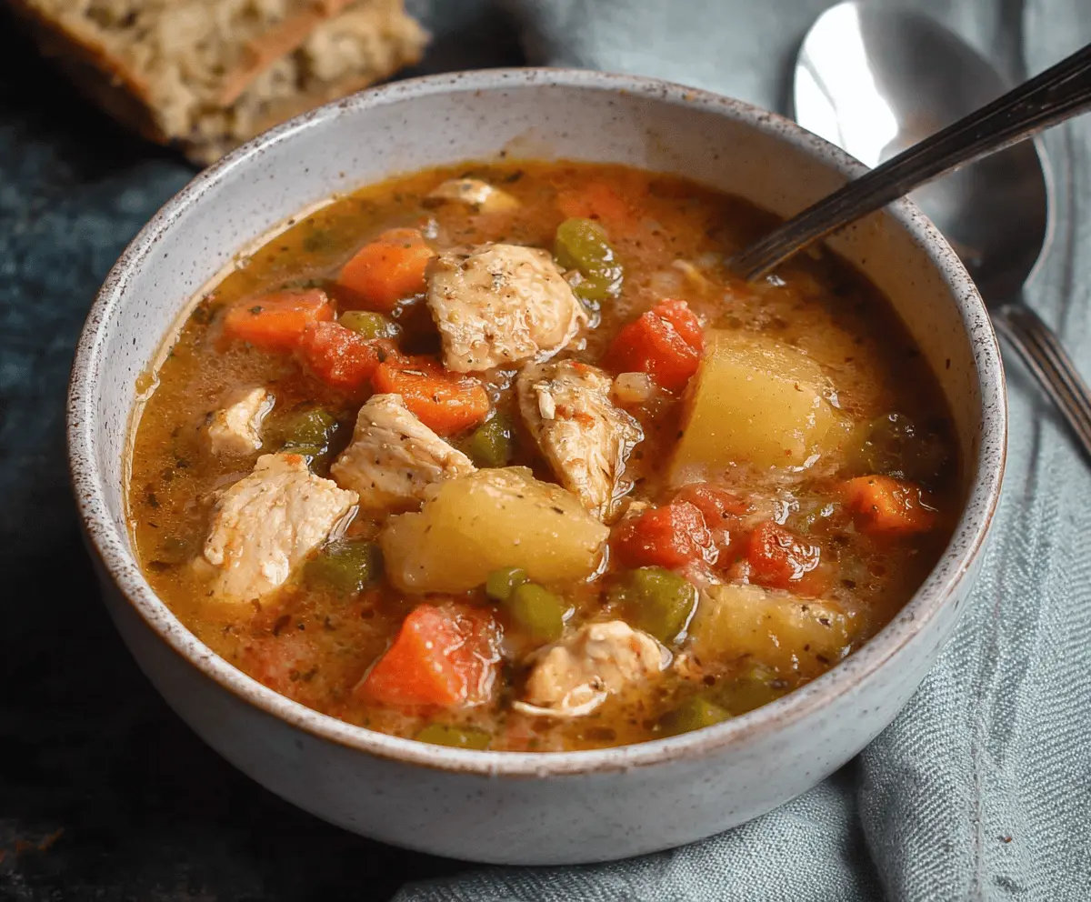 Slow Cooker Chicken Stew