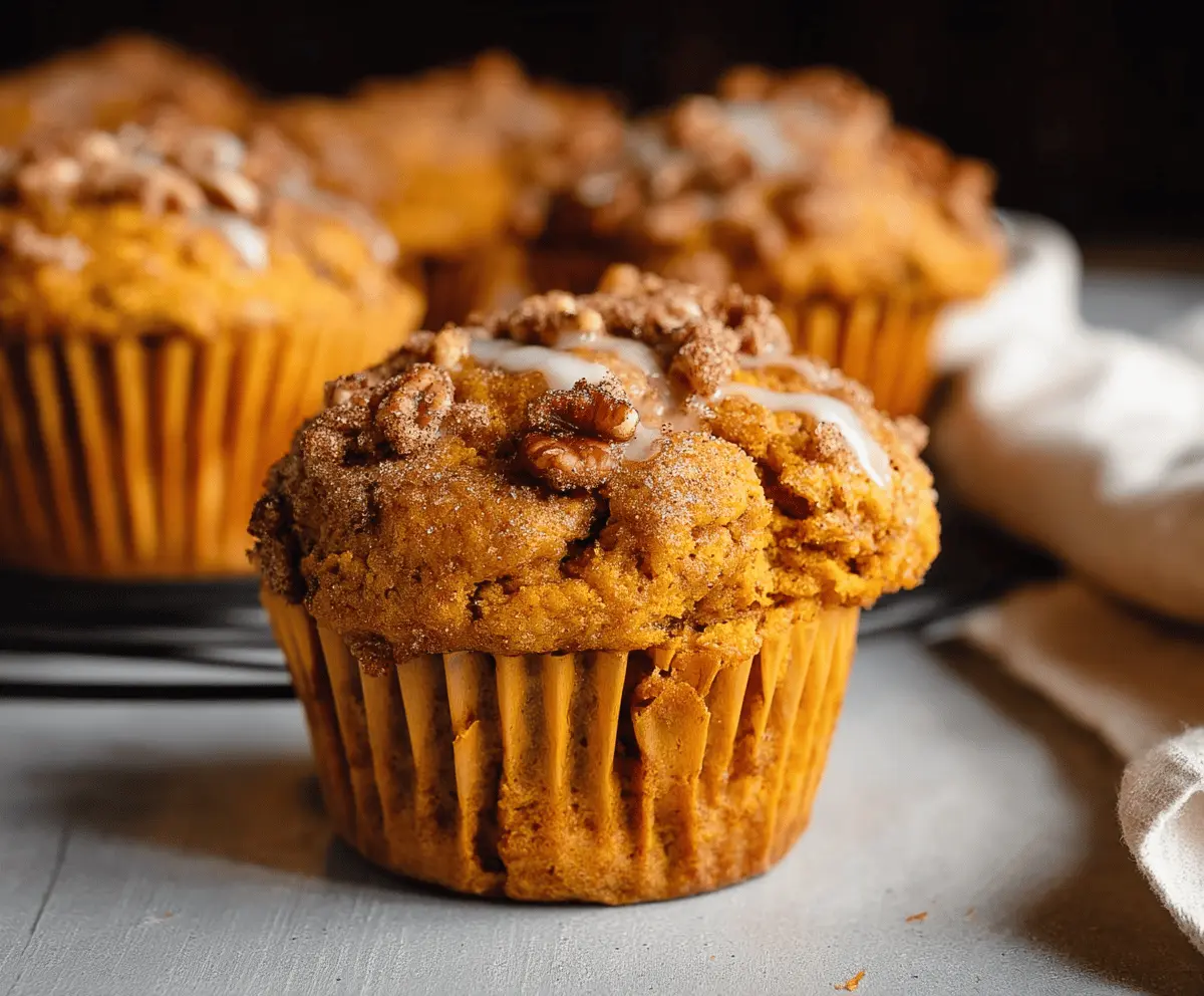 Delicious homemade sweet potato muffins topped with a sprinkle of cinnamon, perfect for breakfast or snack time