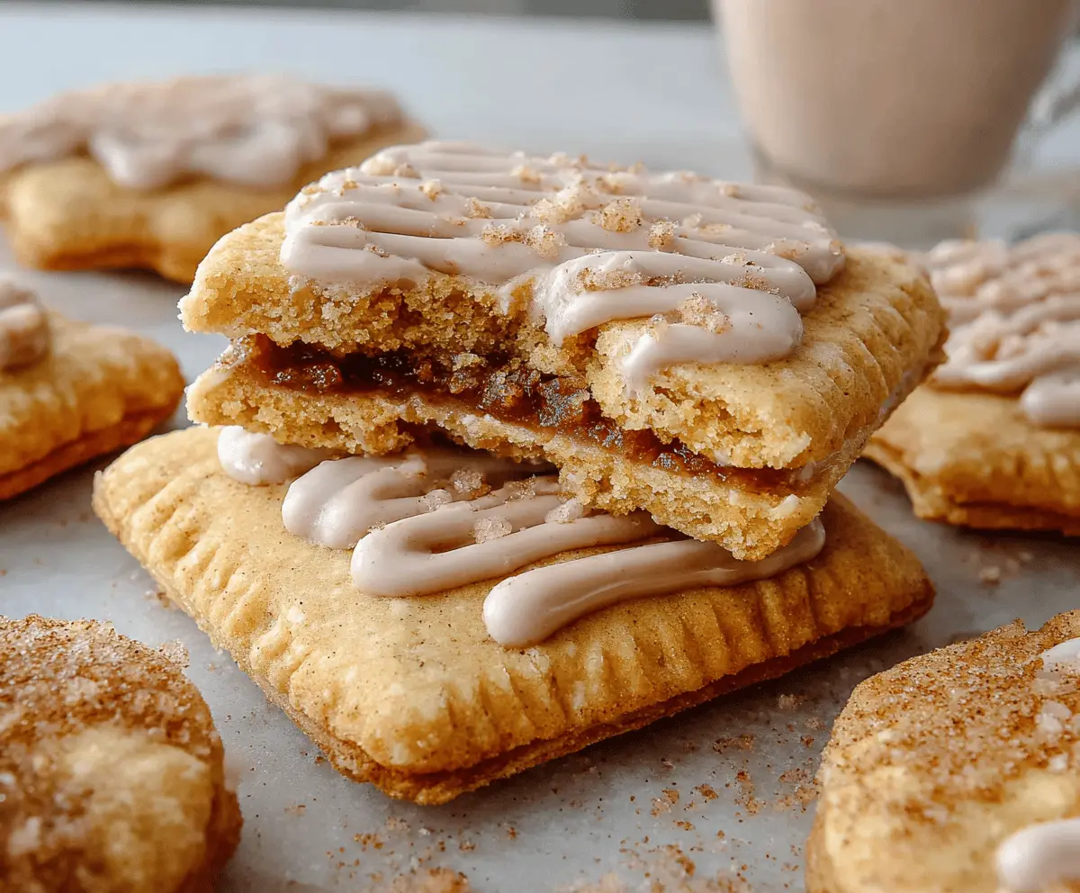 Brown Sugar Pop Tart Cookies