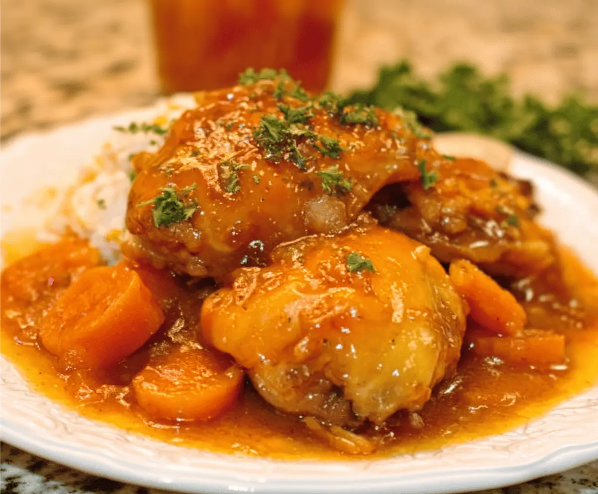 Crock Pot Apricot Chicken