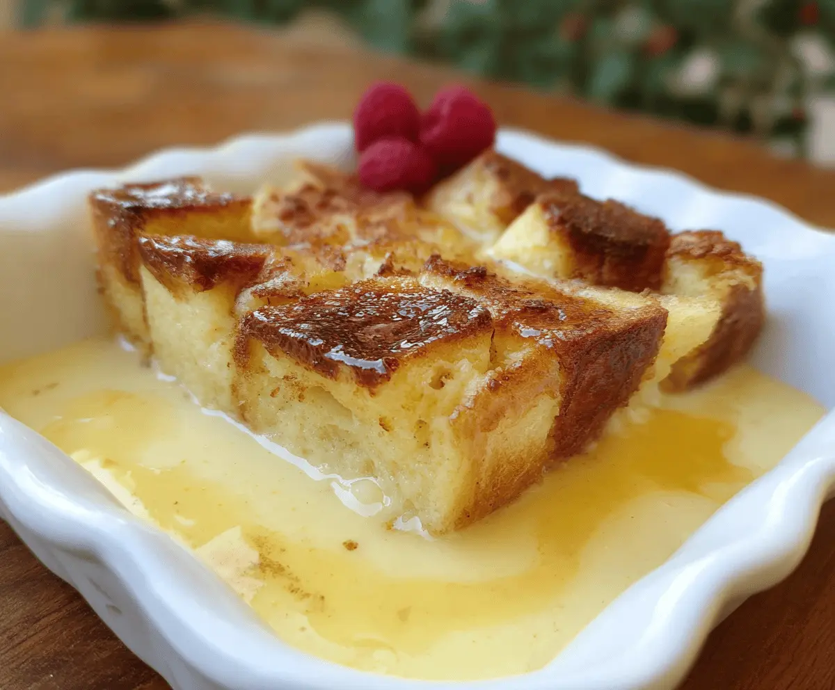 Custard Bread Pudding