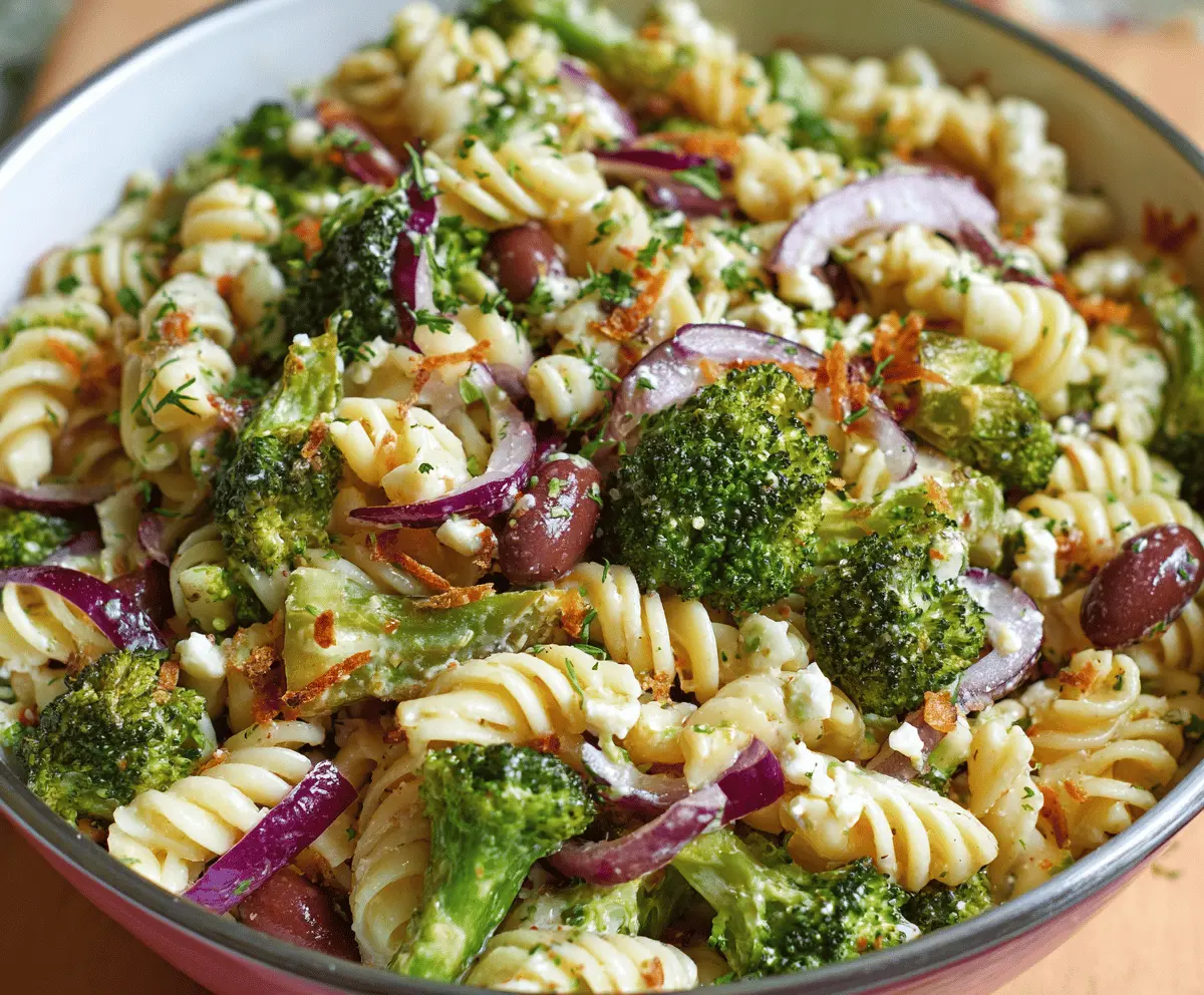 Easy Broccoli Pasta Salad