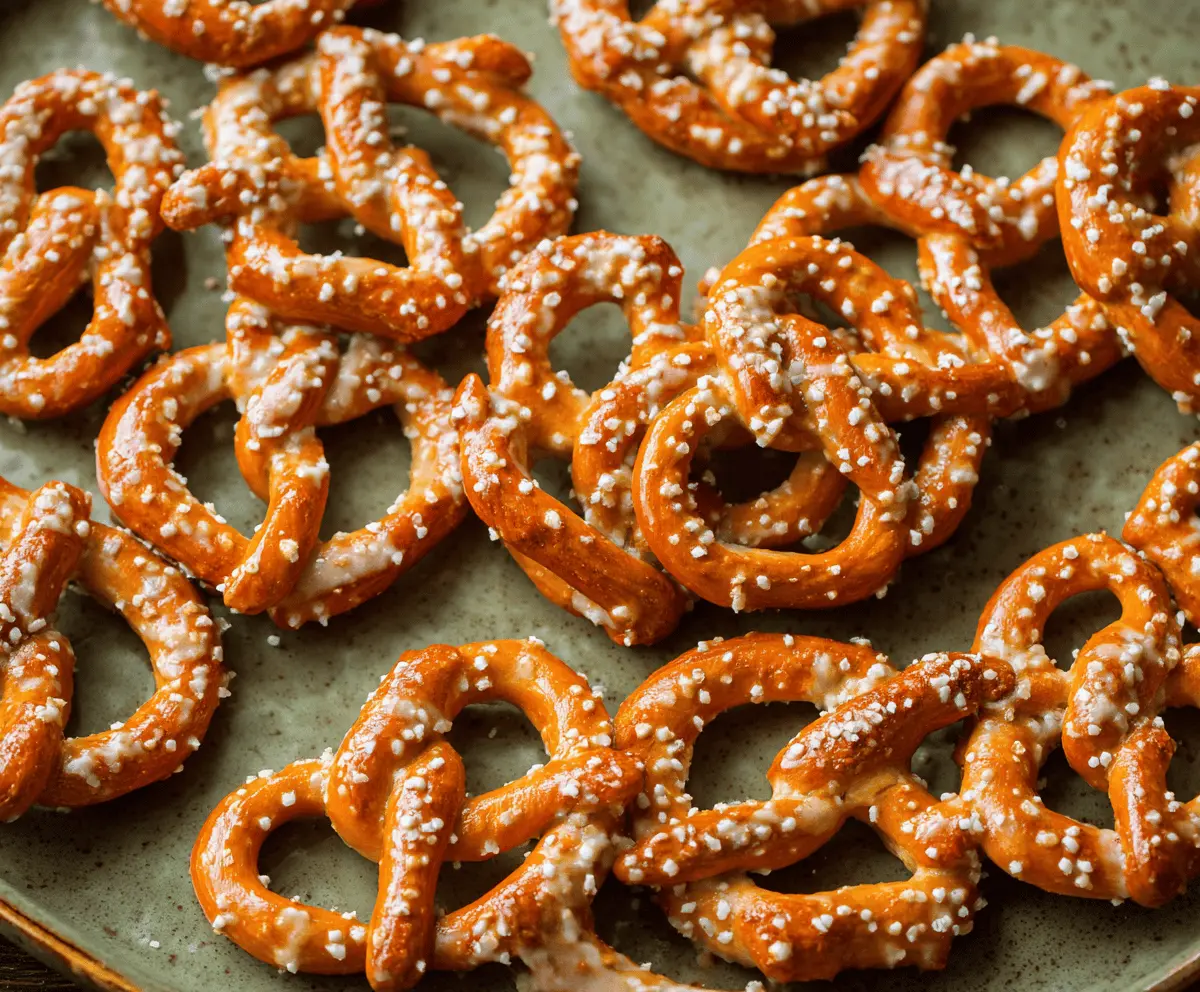 Pumpkin Spice Pretzels 