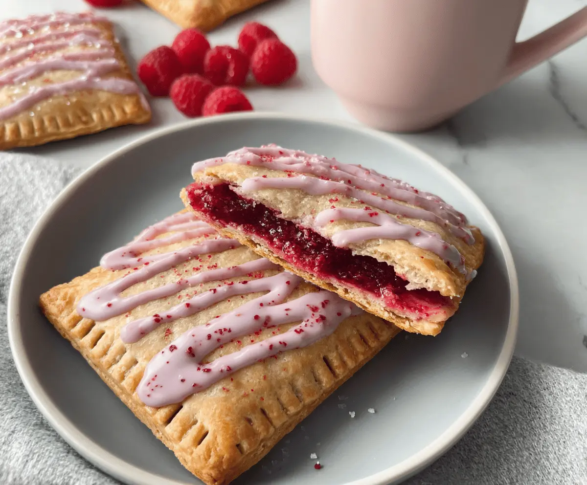 Raspberry Protein Pop Tarts 