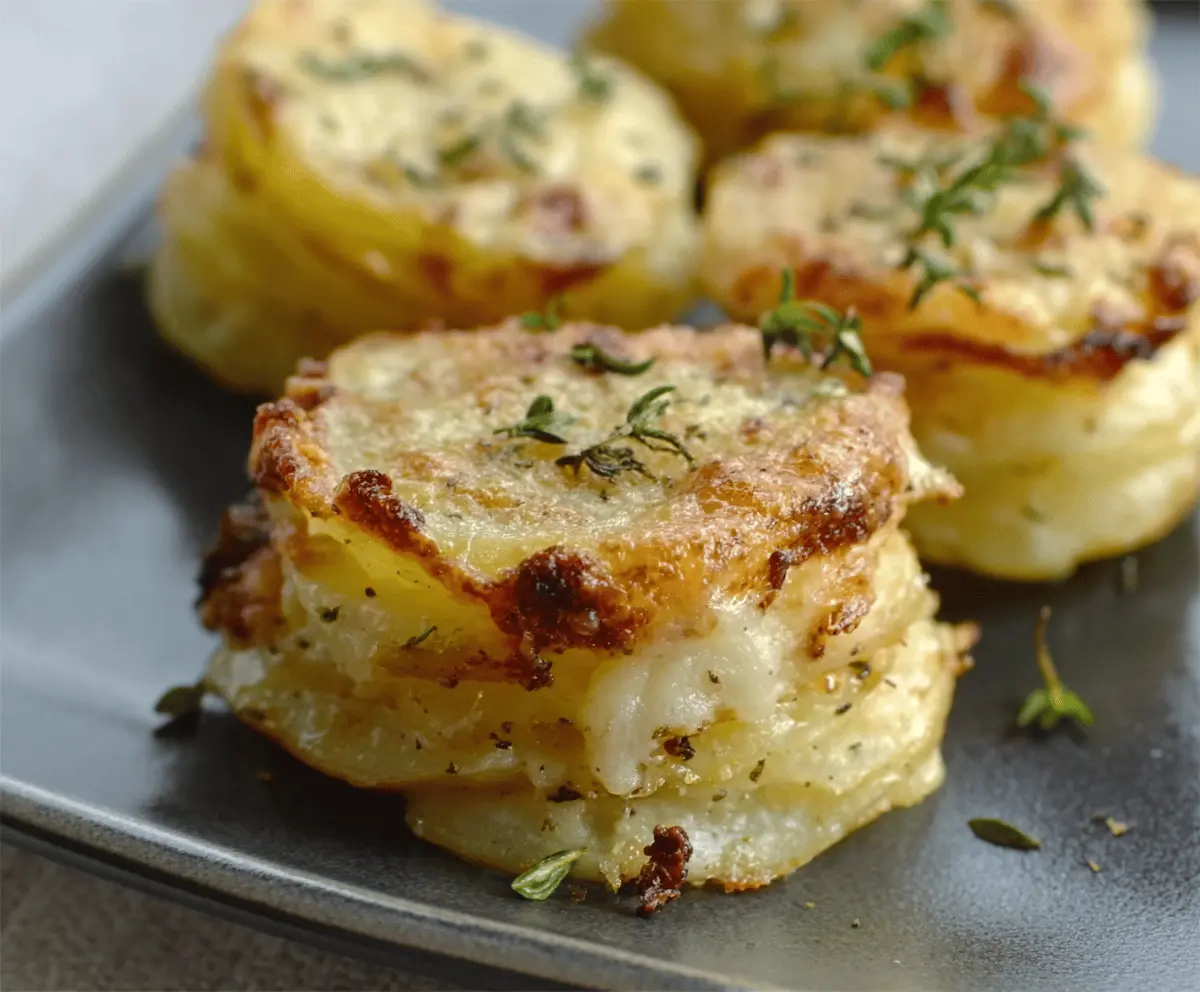 Au Gratin Potato Stacks