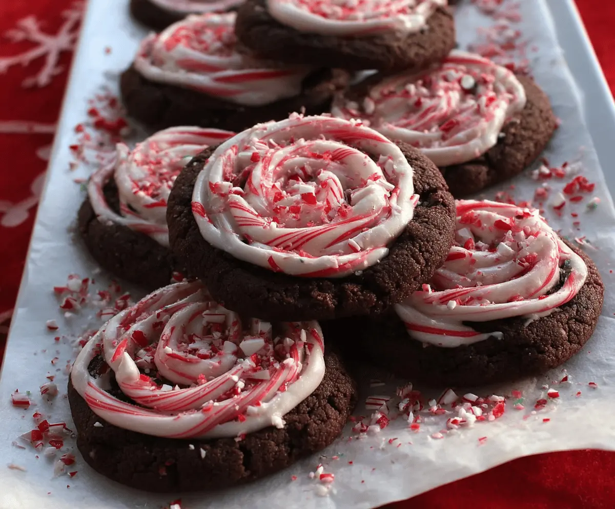 Peppermint Chocolate Cookies