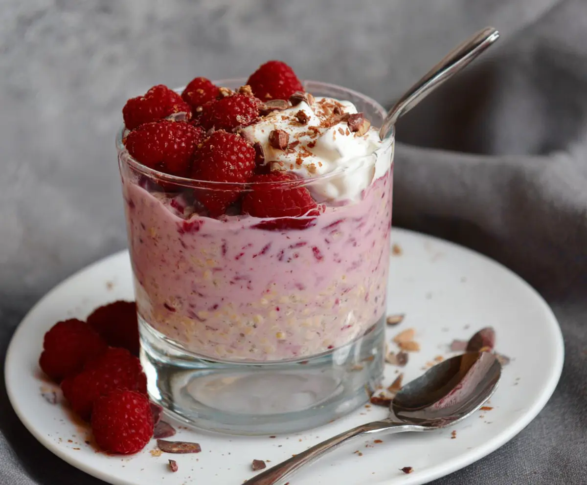 Raspberry Overnight Oats