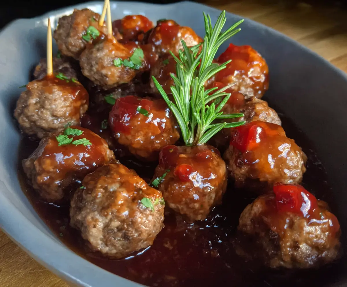 Cape Cod Cocktail Meatballs