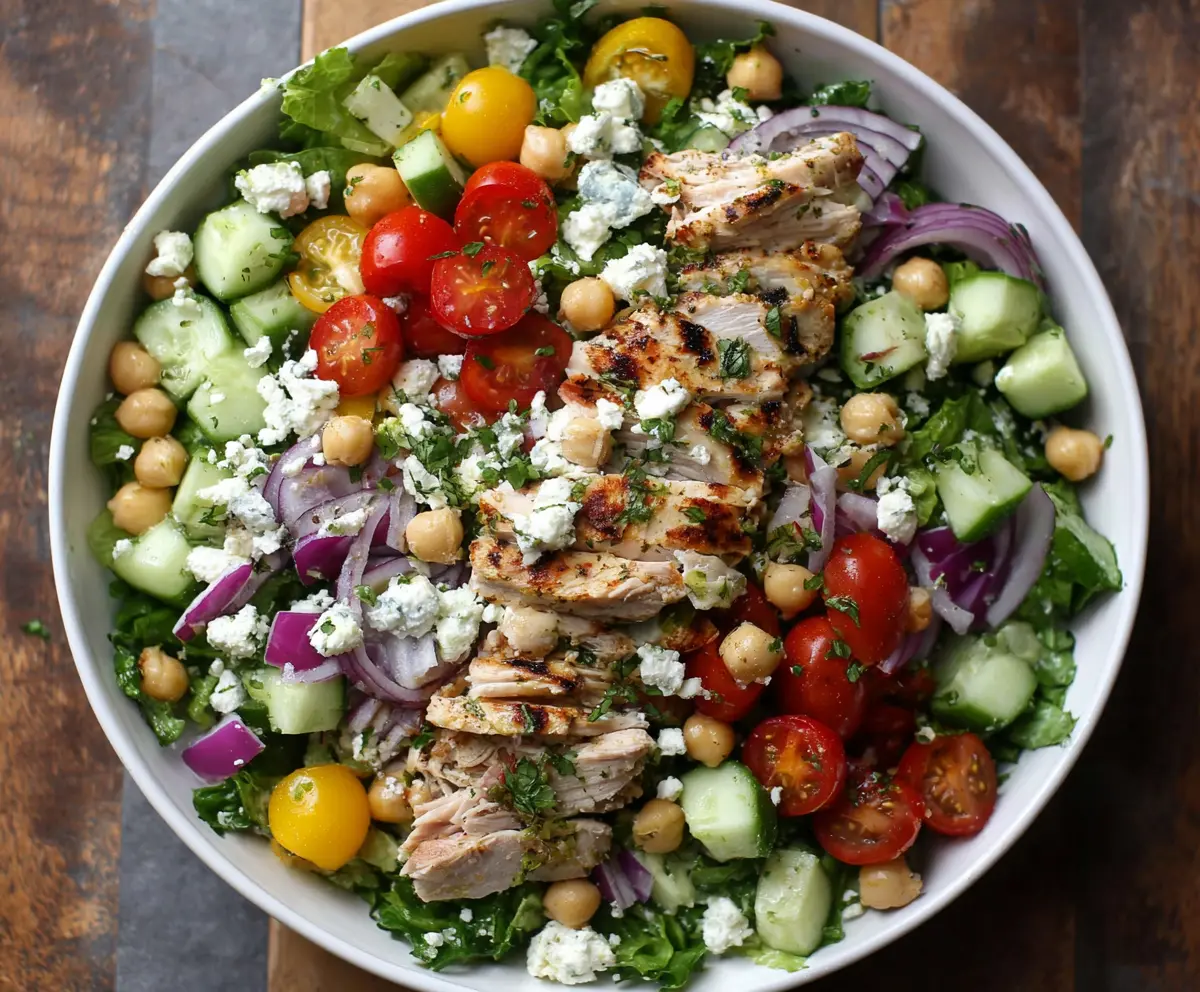 Chicken & Chickpea Power Salad