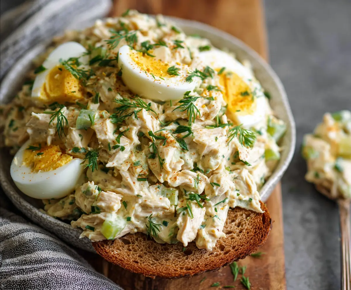 Classic High-Protein Chicken & Egg Salad