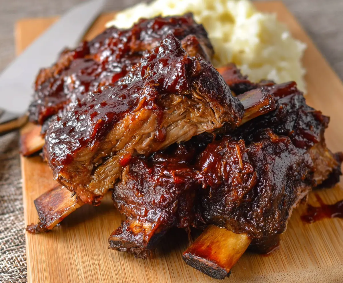 Crockpot BBQ Beef Ribs