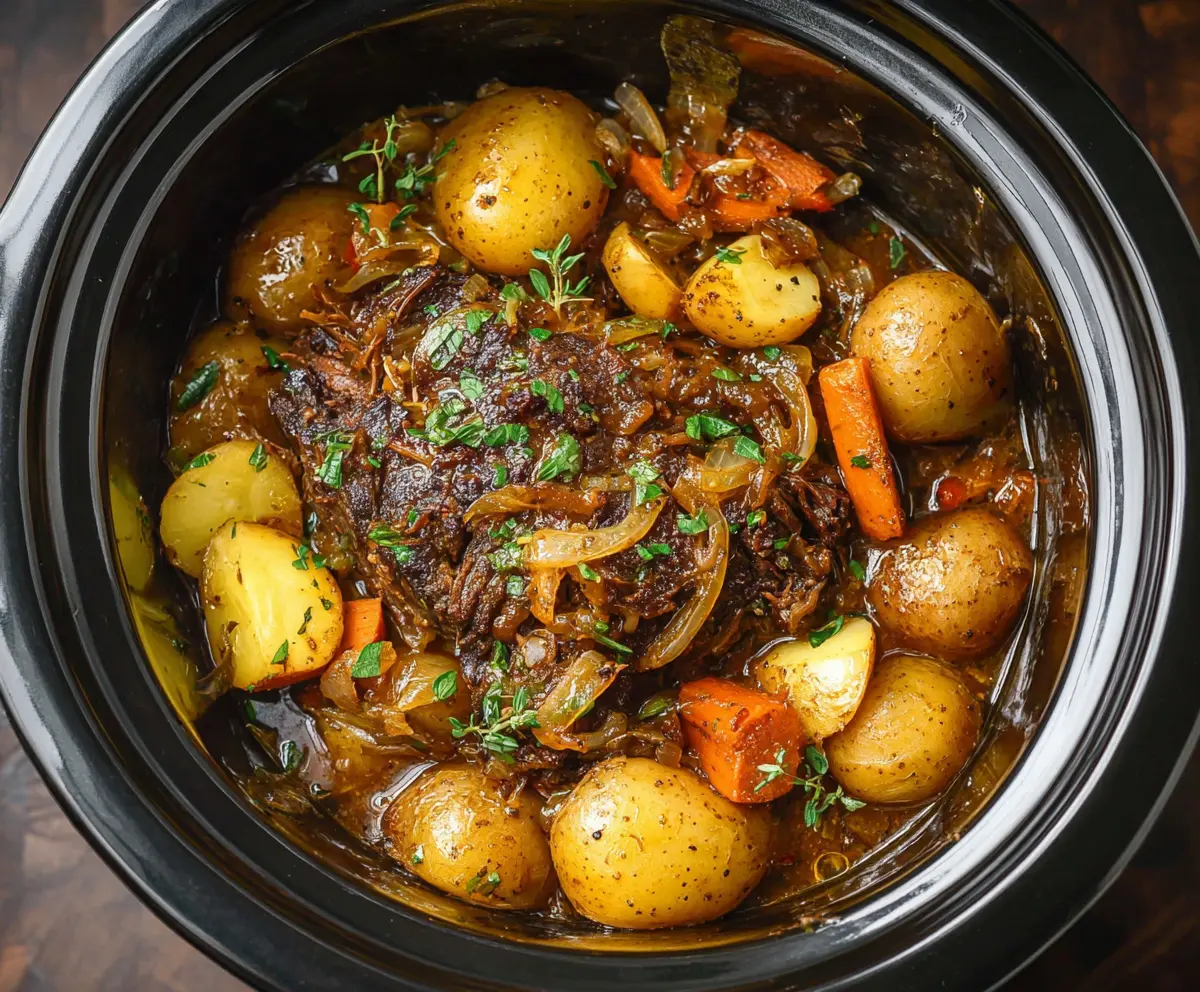 Crockpot French Onion Pot Roast