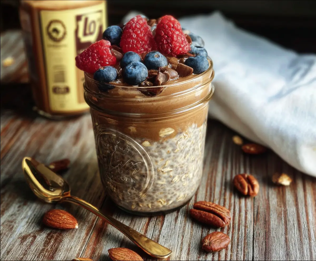 “Faux Joe” Coffee Overnight Oats