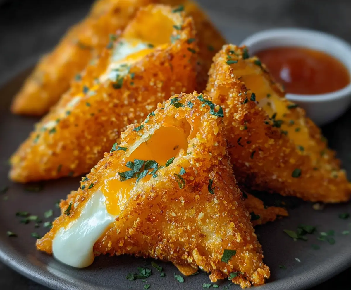 Fried Cheese Stuffed Doritos