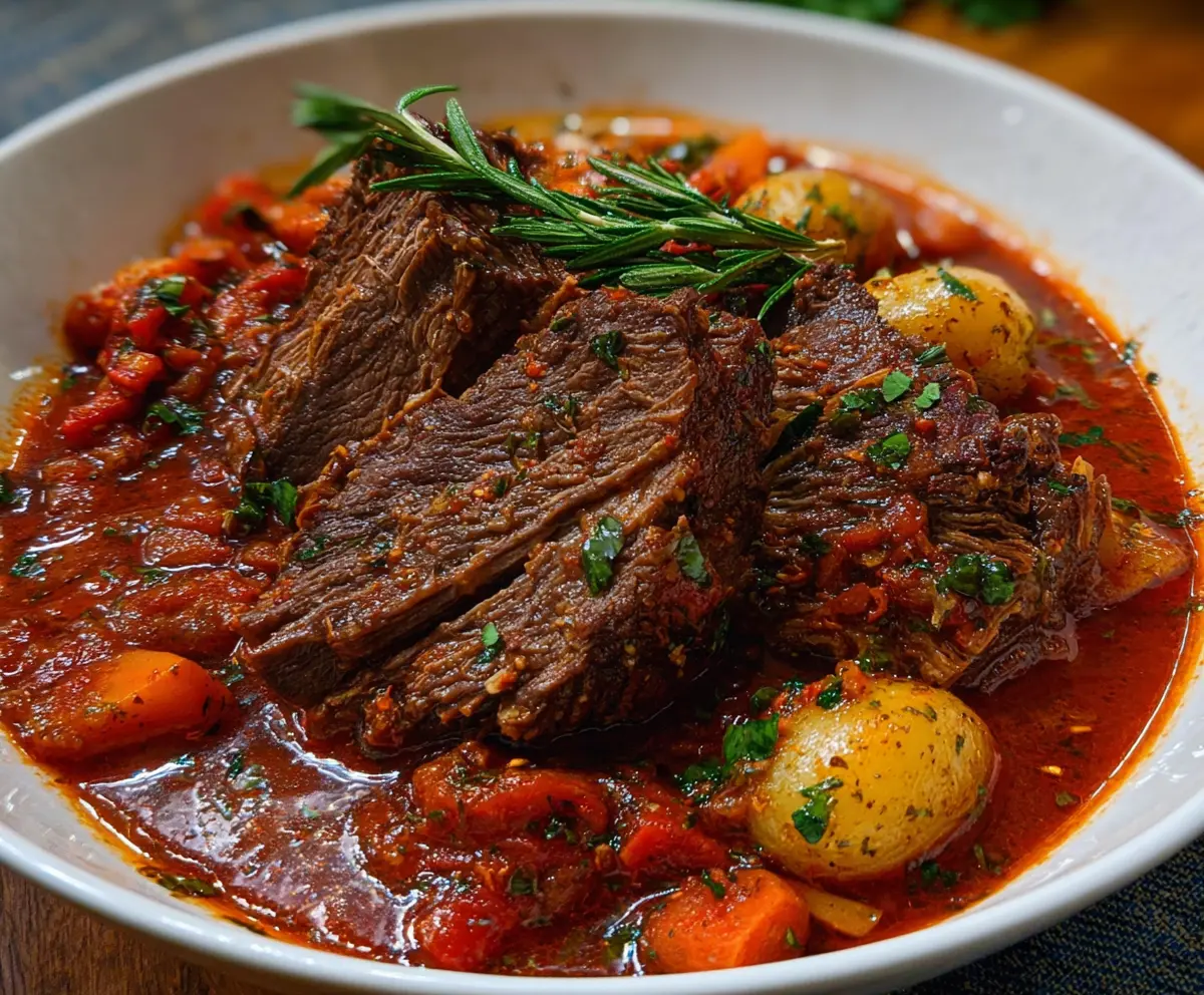 Italian Pot Roast (Straccato)