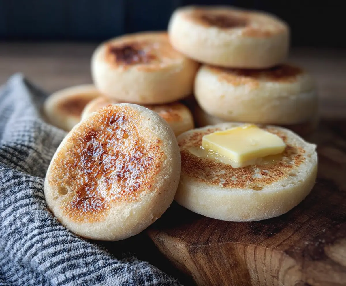 Sourdough English Muffins
