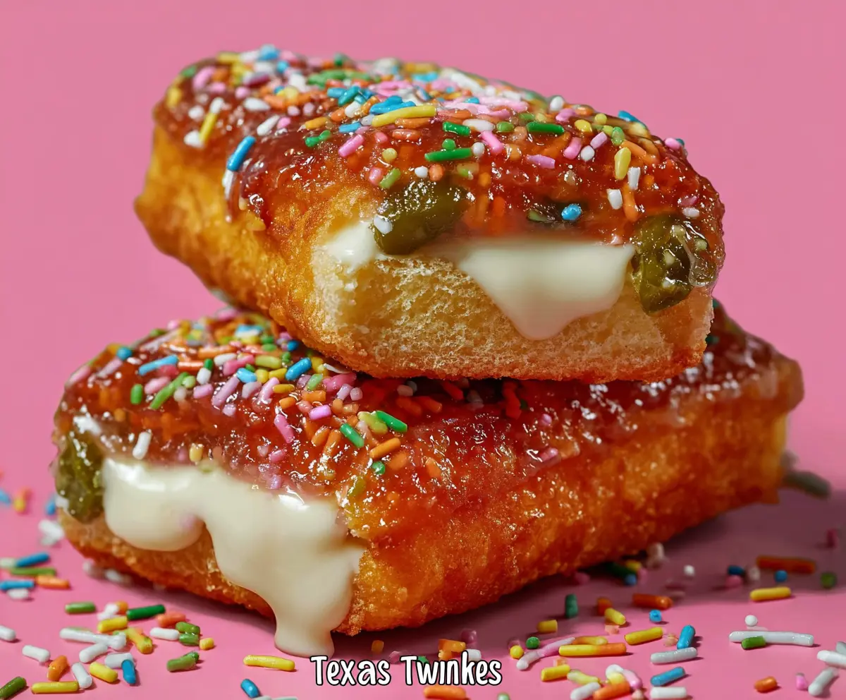 Delicious Texas Twinkies with crispy coating and savory filling on a wooden platter