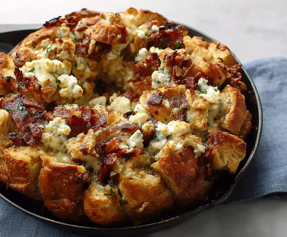 Bacon Gorgonzola Pull Aparts