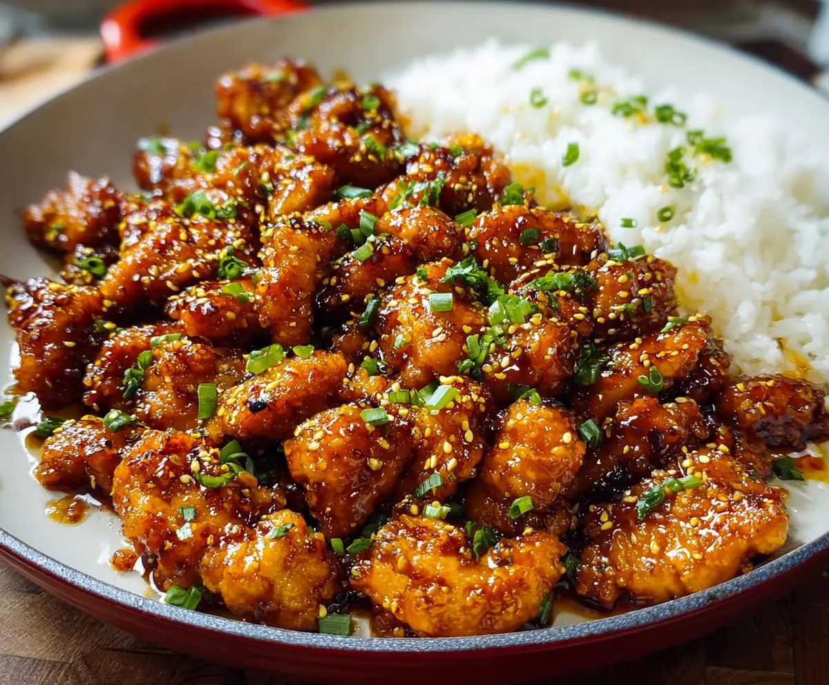 Chinese Honey Garlic Chicken