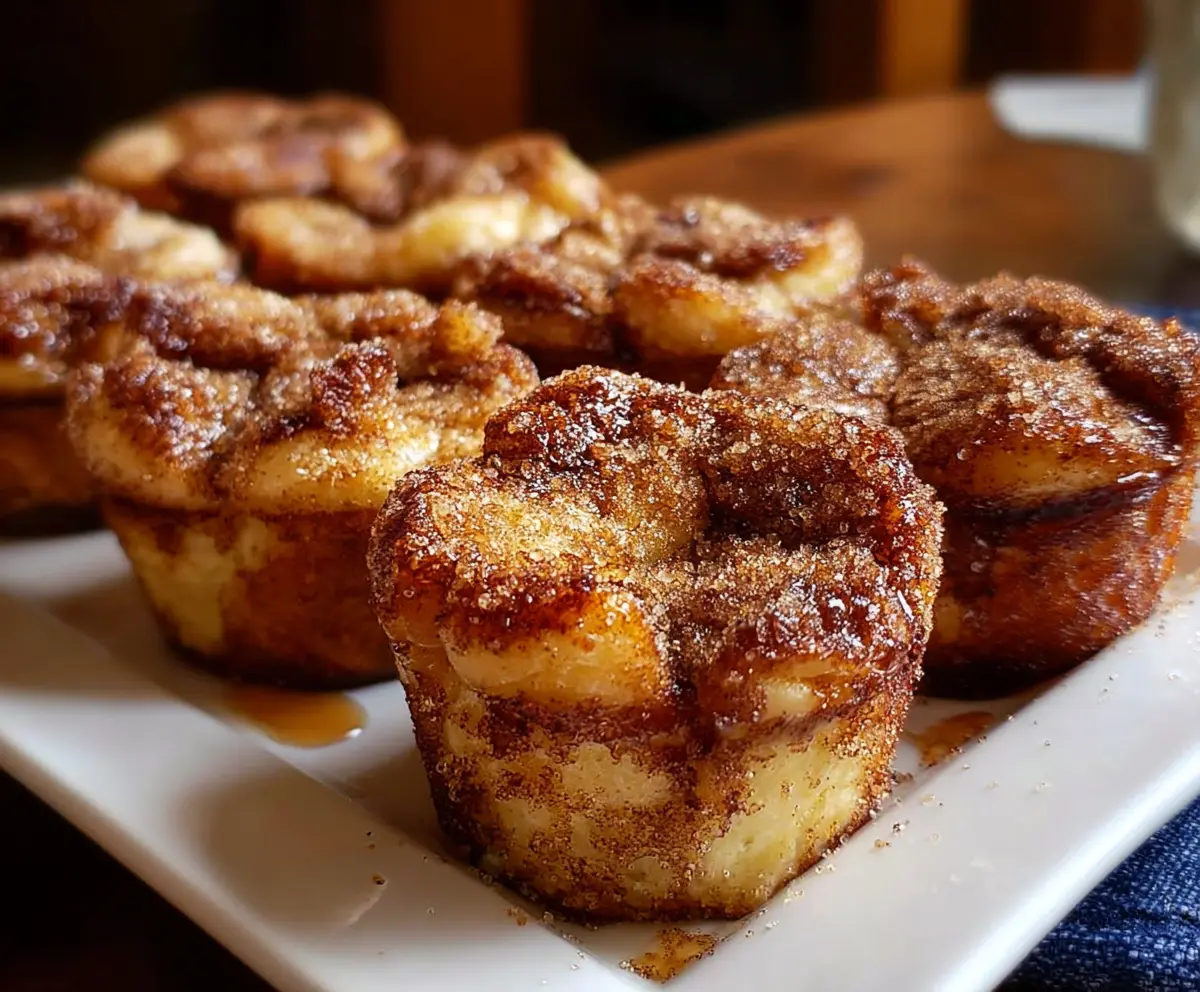 Cinnamon Sugar French Toast Muffins