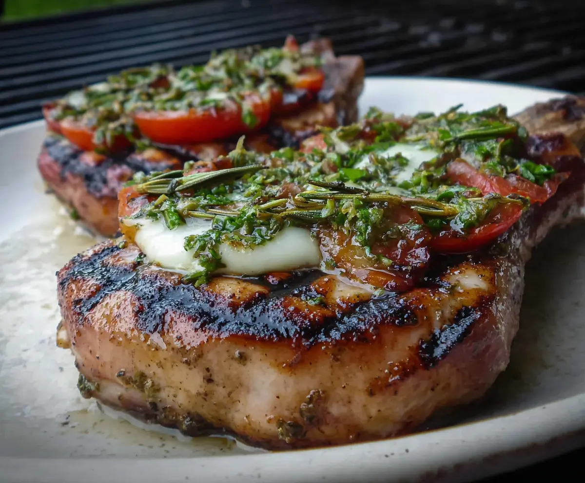 Grilled Italian Pork Chops