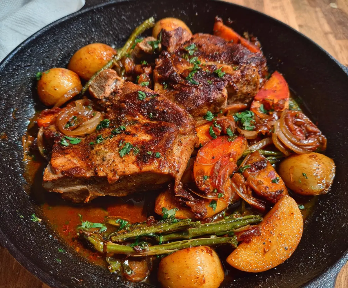 Mediterranean Pork & Apples