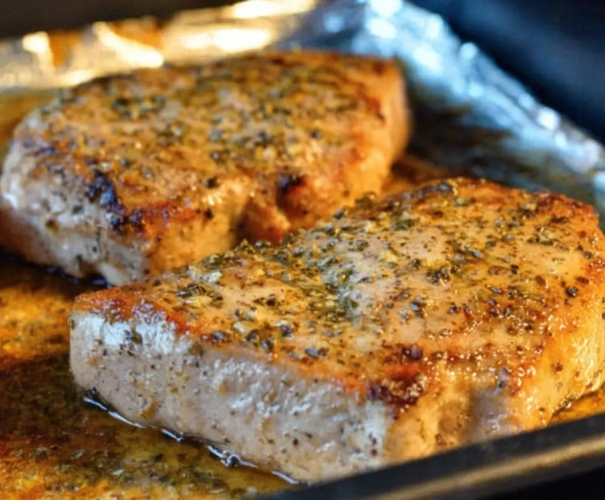 Oven Baked Ranch Pork Chops