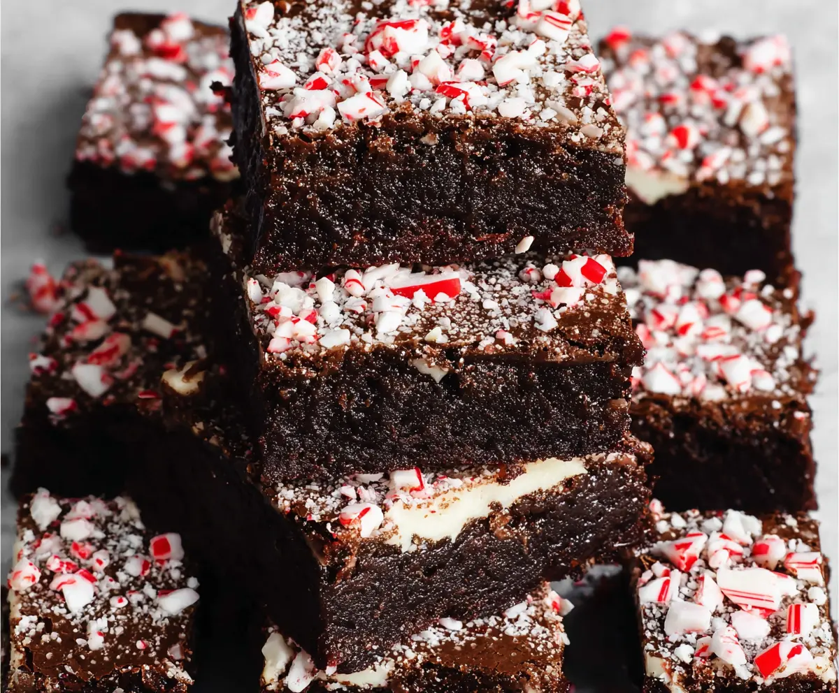 Peppermint Brownies (Rich and Fudgy Recipe)
