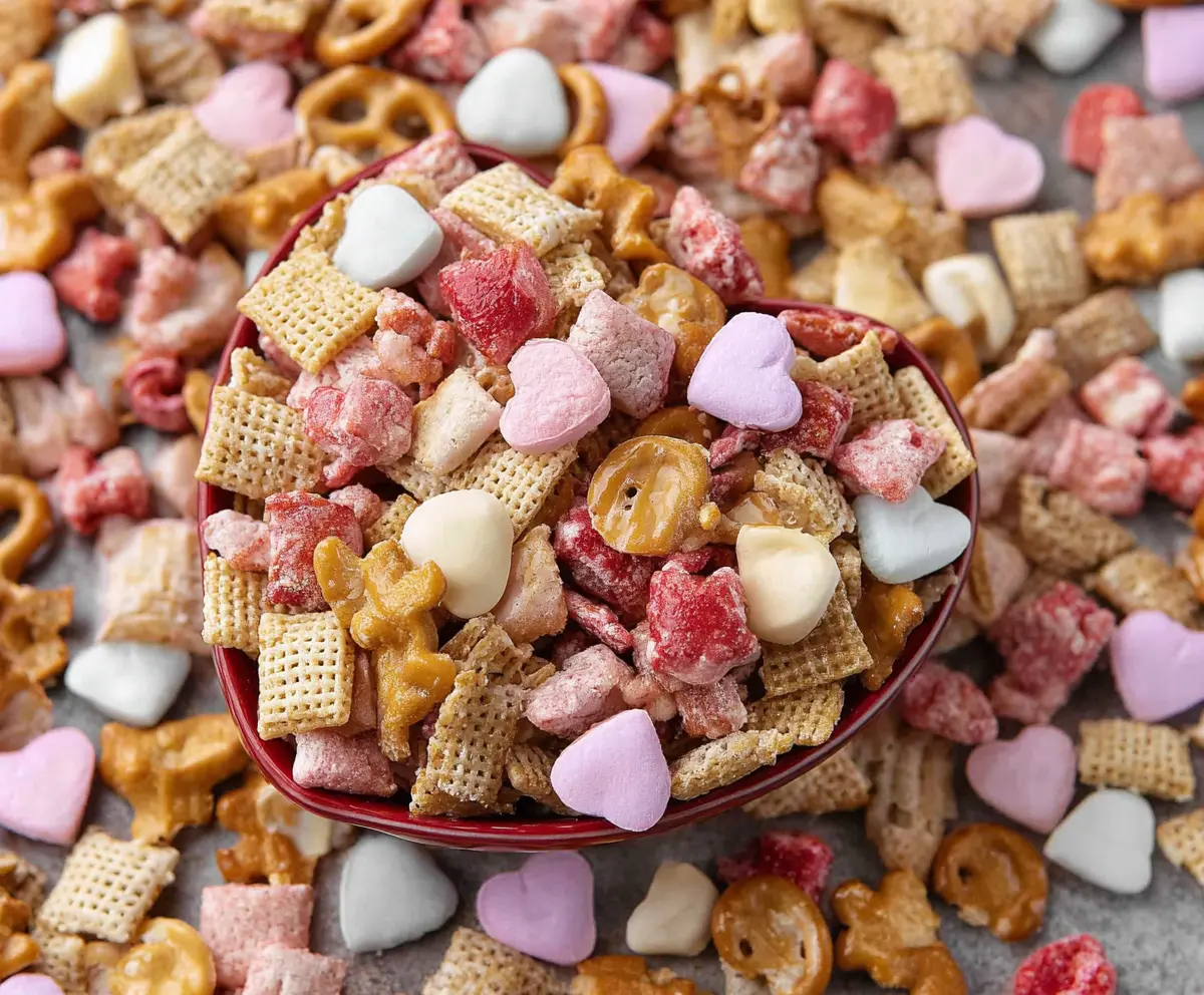 Valentine Chex Mix