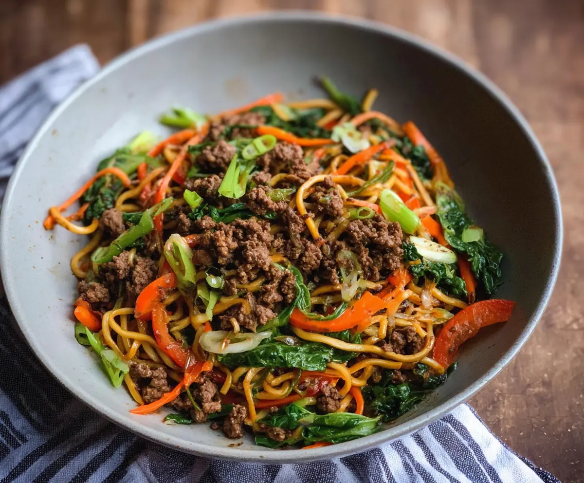 Ground Beef Chow Mein (Whole30)