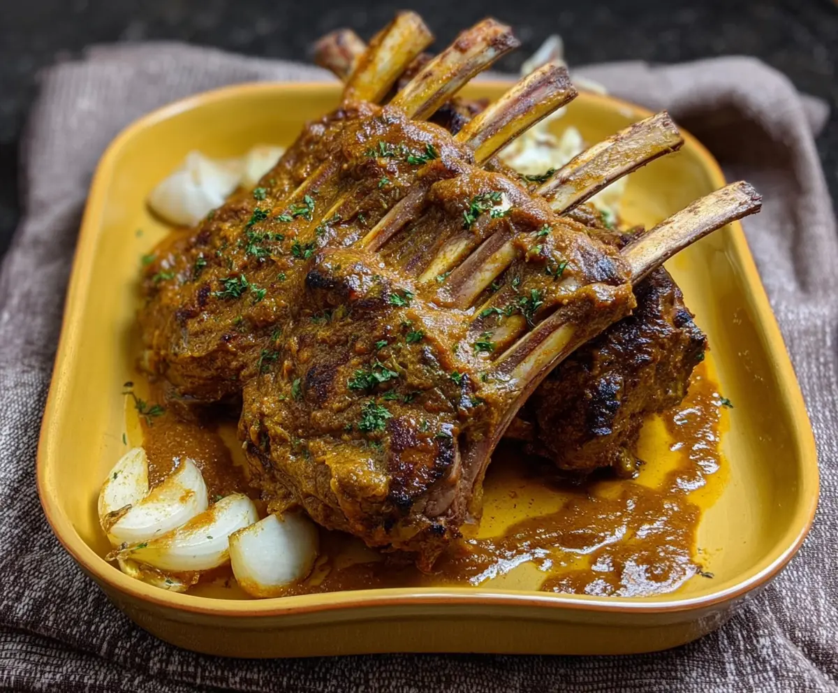 Instant Pot Curried Rack of Lamb