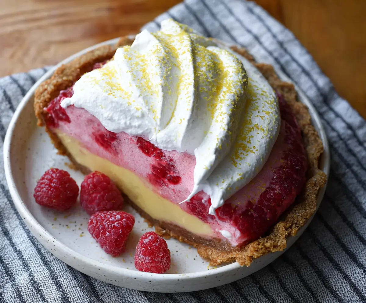 Lemon Raspberry Pie
