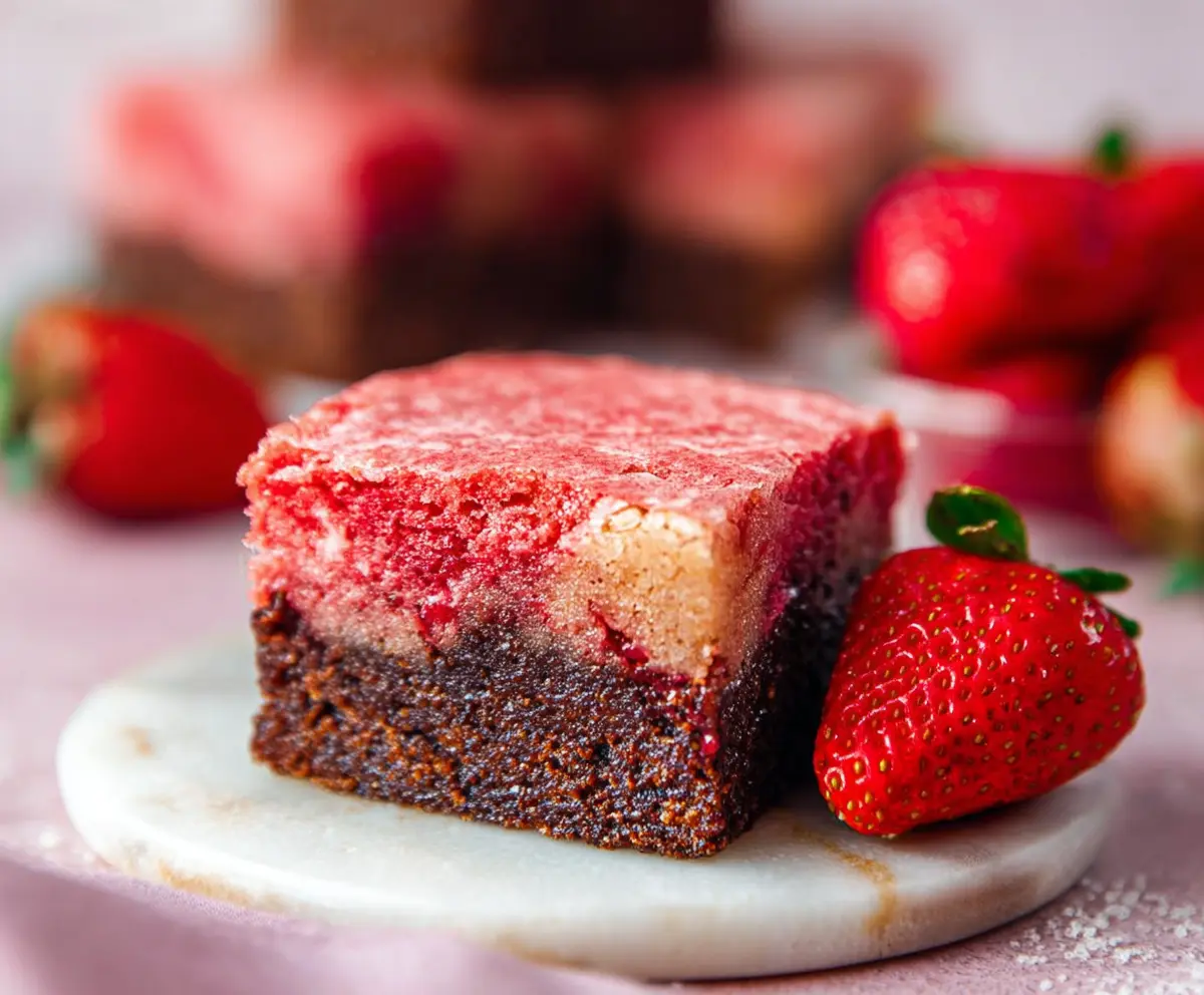 Strawberry Brownies