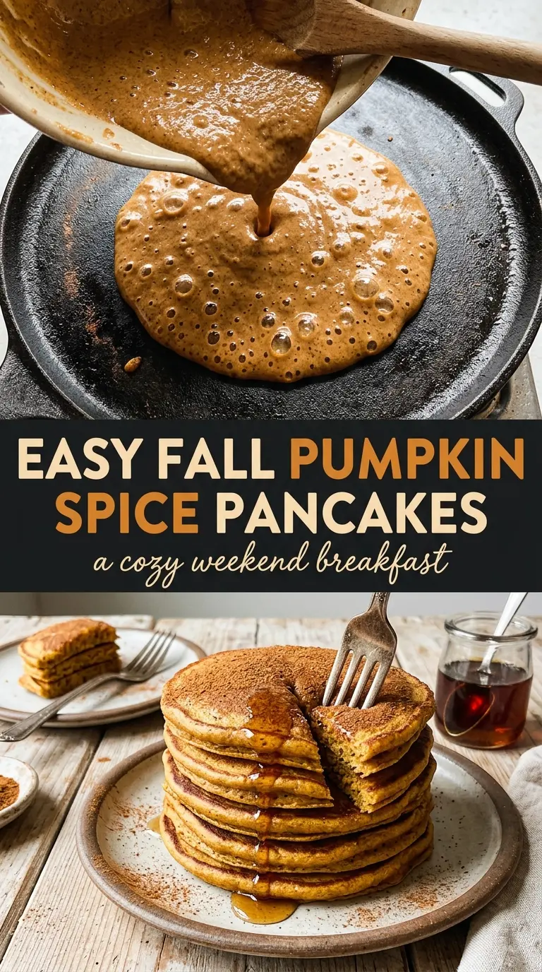 Fluffy Pumpkin Spice Pancakes soft fluffy warm