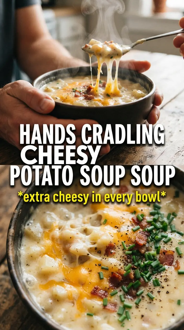 Cheesy Potato Soup creamy chunky comforting
