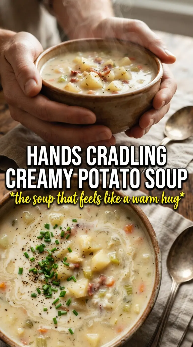 Creamy Potato Soup silky golden