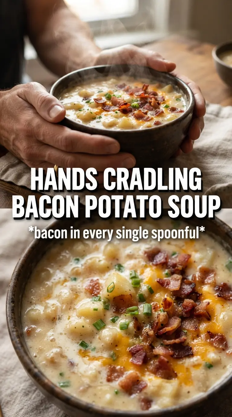 Creamy Potato Soup With Bacon creamy smoky comforting