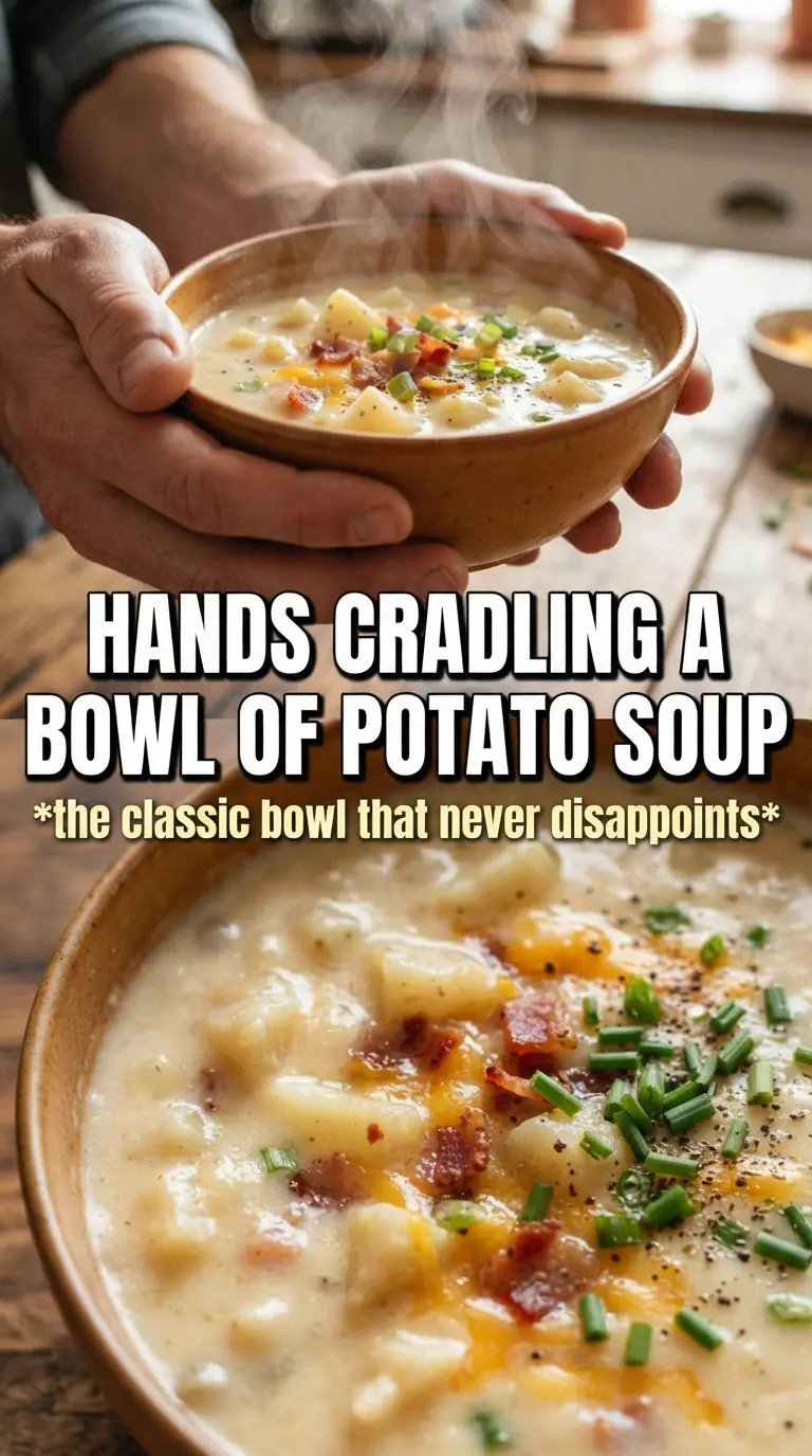 Creamy Potato Soup, thick and hearty
