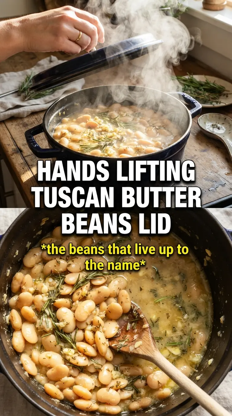 Tuscan Marry Me Butter Beans creamy sun-dried tomato, parmesan, spinach
