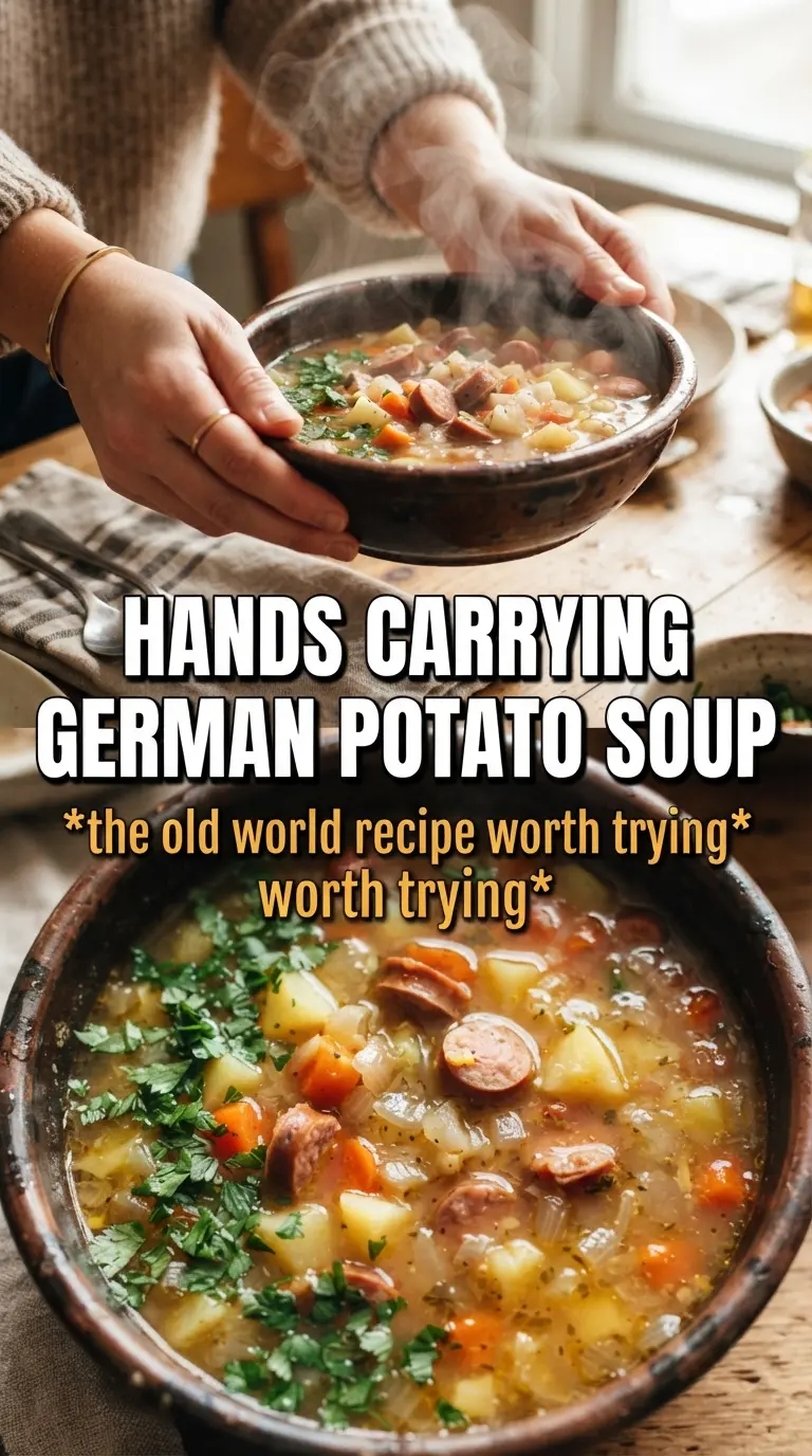 German Potato Soup hearty rustic