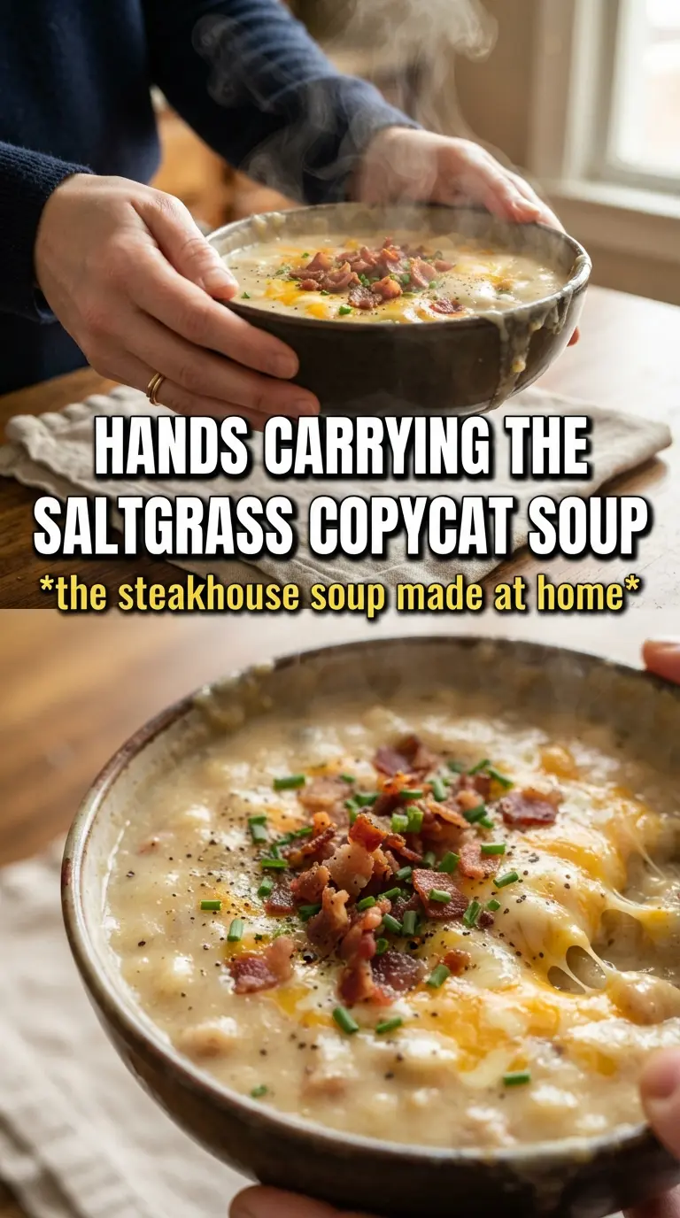 Saltgrass baked potato soup creamy loaded